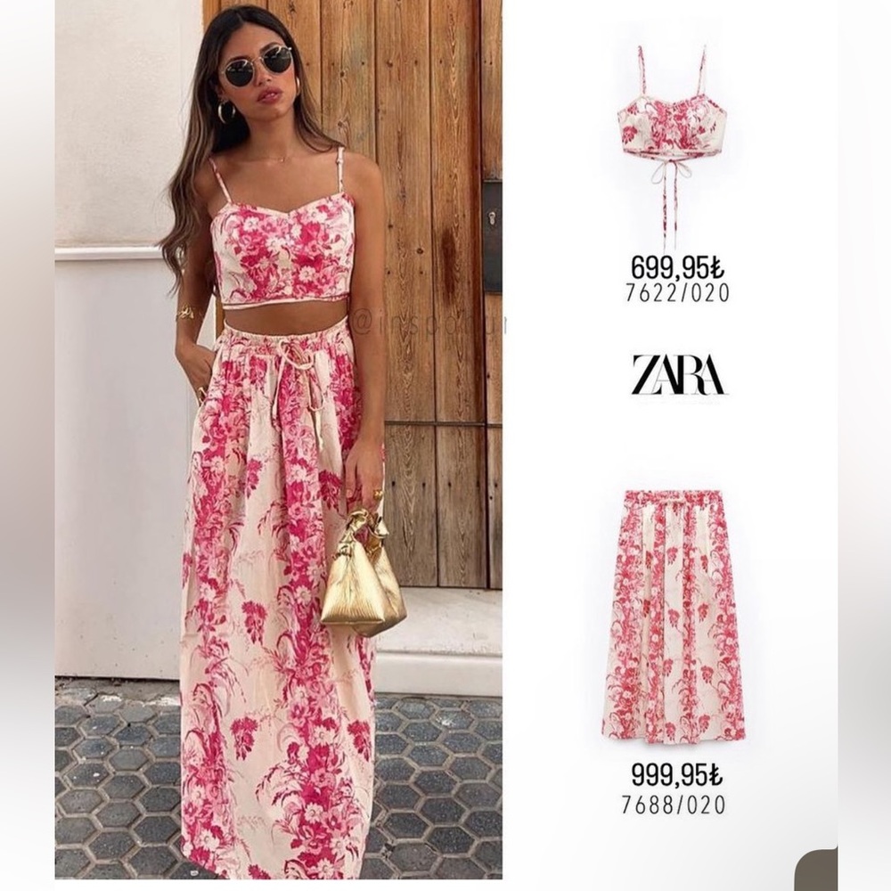 Zara skirt and top set